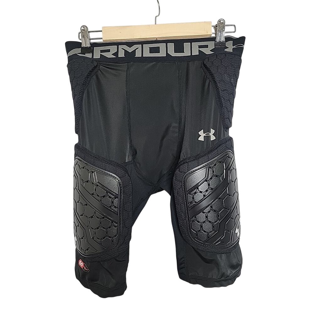 Under Armour Black Padded Compression Thigh Shorts